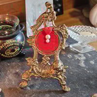 Image 1 of Vintage Frame Display with Heart Pendant