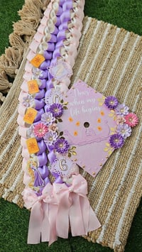 Image 1 of Rapunzel Inspired Lei & Cap Topper Bundle 