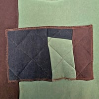 Image 2 of Khaki Quilted Sweatshirt  - Sustainable 