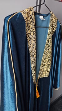 Image 6 of Tatreeze Velvet Abaya (Made in Jordan)