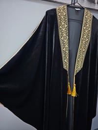 Image 3 of Tatreeze Velvet Abaya (Made in Jordan)