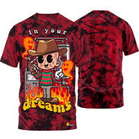 Image 1 of SLASHxHAPPY - "In Your Dreams" T-Shirt (Tie Dye)