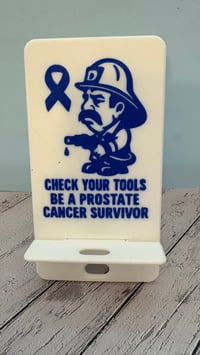 Image 1 of 📱 Custom Firefighter Cancer Awareness Phone Holders