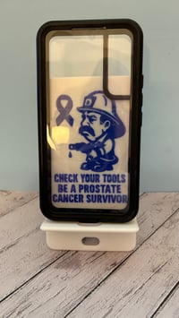 Image 6 of 📱 Custom Firefighter Cancer Awareness Phone Holders