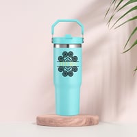 Image 4 of Personalized Name Water Bottle – Hmong Snail Design