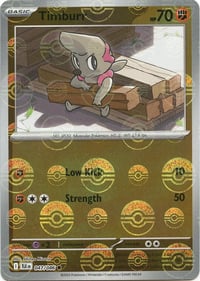 Timburr (Poke Ball Pattern) - SV: Black Bolt - Near Mint