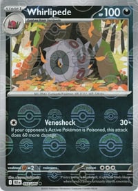 Whirlipede (Poke Ball Pattern) - SV: Black Bolt - Near Mint