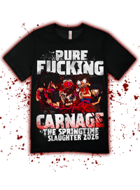 Springtime Slaughter Black Tee