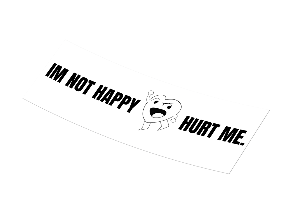 Image of (Pre-order) FUJIMOTO HURT ME box sticker