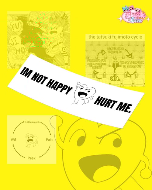 Image of (Pre-order) FUJIMOTO HURT ME box sticker