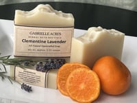 Image 3 of Clementine Lavender Natural Herbal Soap Handcrafted