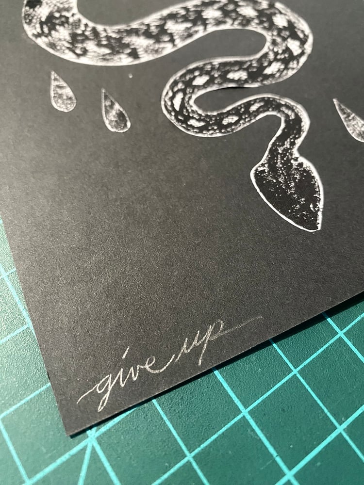 Image of 'serpent sword' original collage