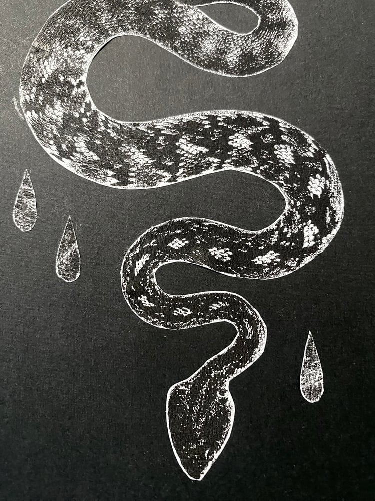 Image of 'serpent sword' original collage