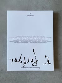 Image 1 of II MAGAZINE ISSUE #0 - PERFORMANCE AND PUBLISHING