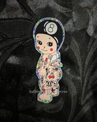 Image 1 of tattoo kewpie - original glitter sticker