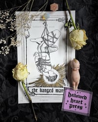 Image 1 of the hanged man - original tarot print