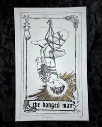 Image 2 of the hanged man - original tarot print