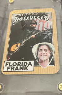 Image 2 of PITTSBURGH STAGE PLAYED PICK/ CARD COMBO