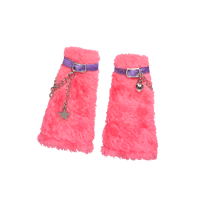 CANDY FLUFFY CORAL BELT WARMERS