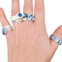 Image 3 of Porcelain charms and rings