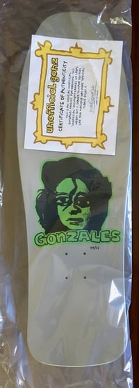 Image 12 of MARK GONZALES SKATEBOARD DECK - SILVER DIP MAN AND WOMAN - NUMBERED WITH COA