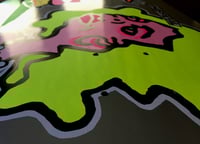 Image 6 of MARK GONZALES SKATEBOARD DECK - SILVER DIP MAN AND WOMAN - NUMBERED WITH COA