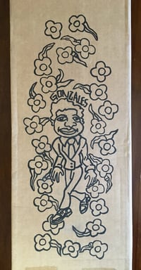 Image 15 of MARK GONZALES SKATEBOARD DECK - SILVER DIP MAN AND WOMAN - NUMBERED WITH COA