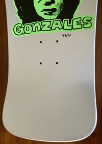 Image 9 of MARK GONZALES SKATEBOARD DECK - SILVER DIP MAN AND WOMAN - NUMBERED WITH COA