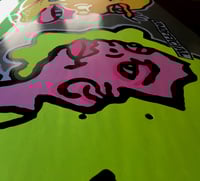 Image 7 of MARK GONZALES SKATEBOARD DECK - SILVER DIP MAN AND WOMAN - NUMBERED WITH COA