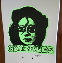 Image 11 of MARK GONZALES SKATEBOARD DECK - SILVER DIP MAN AND WOMAN - NUMBERED WITH COA