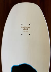 Image 12 of MARK GONZALES SKATEBOARD DECK - WHITE DIP MAN AND WOMAN 