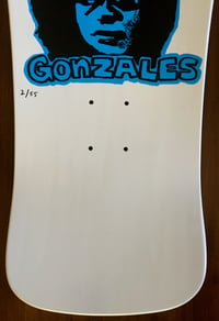 Image 10 of MARK GONZALES SKATEBOARD DECK - WHITE DIP MAN AND WOMAN 
