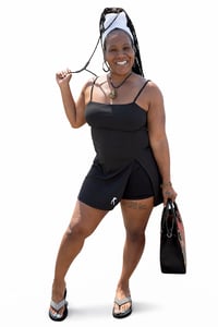 Image 3 of 2 Piece Midnight Black Tennis Dress