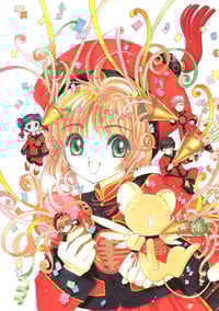 Image 4 of Clamp Cardcaptor Sakura 1-3 Complete Art Book Set
