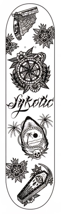 Image 1 of Traditional Mess Sykotic Skate Deck