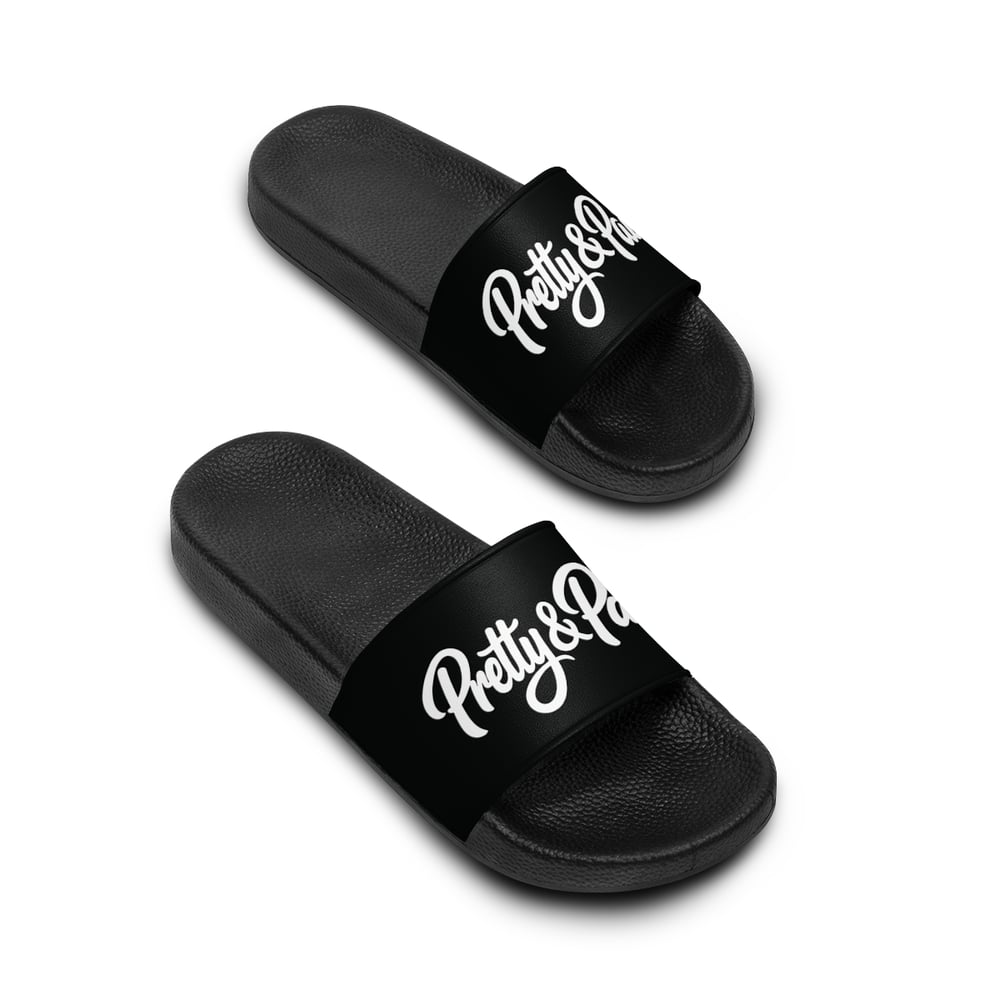 Image of Pretty & Paid Slide Sandals — Women’s Casual Pool & Beach Slides