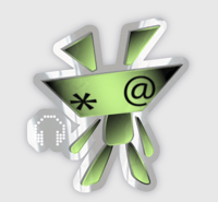 VOXEL Sticker - Green