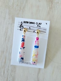 Spring Watercolor Spear Dangles