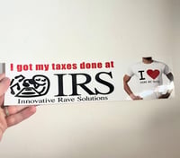Image 2 of IRS (Innovative Rave Solutions) Bumper Sticker