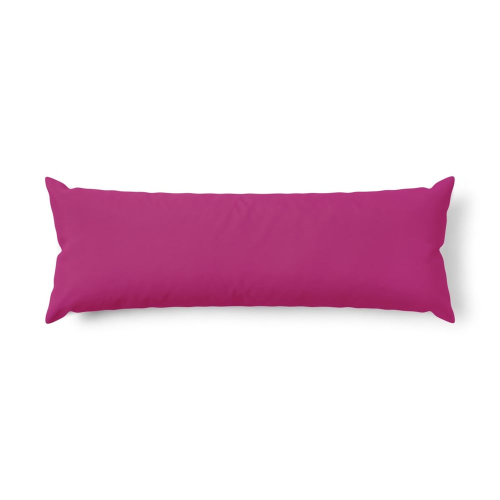 Image of Pretty & Paid Body Pillow — Pink Decorative Lumbar Pillow for Bedroom, Dorm or Gift