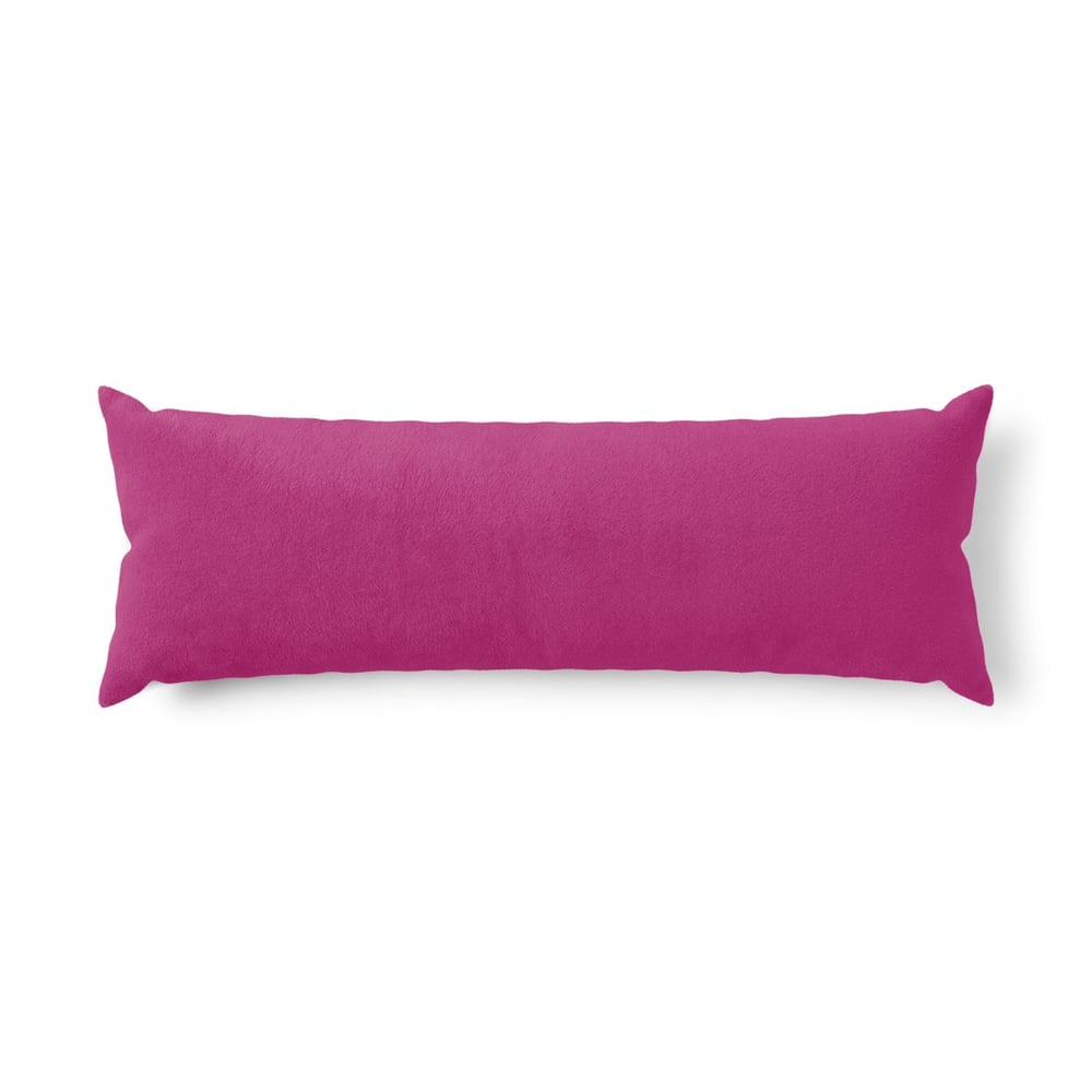 Image of Pretty & Paid Body Pillow — Pink Decorative Lumbar Pillow for Bedroom, Dorm or Gift