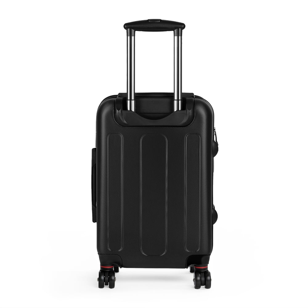 Image of Pretty & Paid Pink Carry-On Suitcase — Stylish Travel Luggage for Fashion-Forward Women