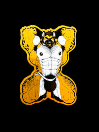 Hyena Bodybuilder Sticker