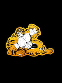Tiger Bodybuilder Sticker