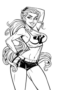 ORIGINAL ART: Throttle (Amy) 