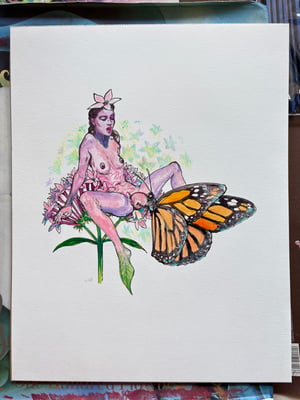 Image of Spring Flower - Original 11”x14