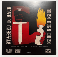 Image 2 of stabbed in back / burn burn burn - split 7"