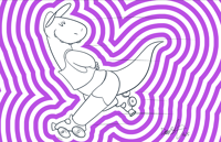 Image 1 of Gay Dinos: Lowen, Rolling with the Vibes