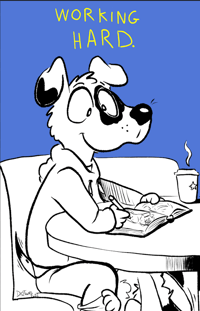 Image 1 of "Working Hard" Poster