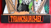 Image 6 of Jurassic Park-Tyrannosaurus-Rex Dinosaur 3D Hand Crafted Wooden Wall Artwork